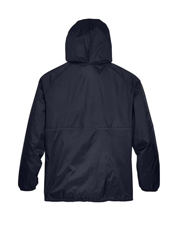 Unisex Packable Hooded Nylon Jacket