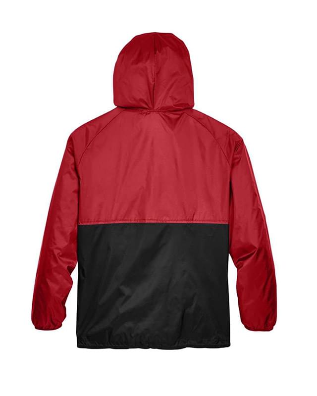 Unisex Packable Hooded Nylon Jacket