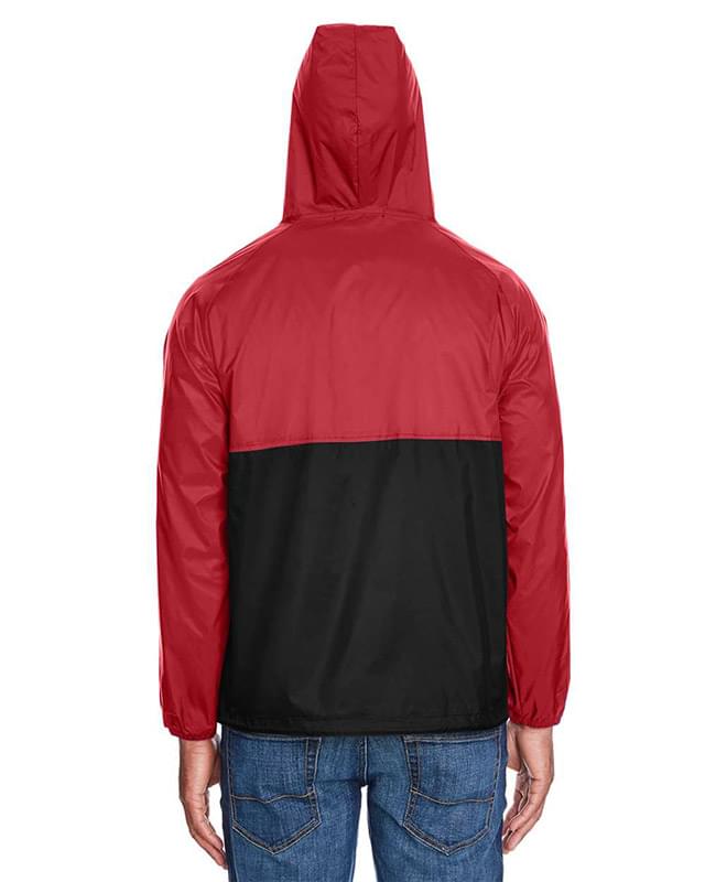 Unisex Packable Hooded Nylon Jacket