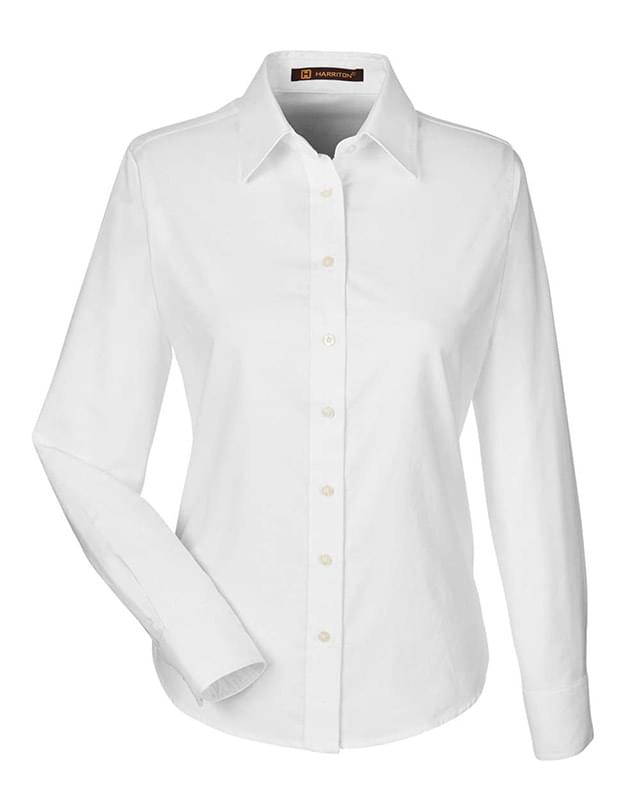 Women's Long Sleeve Oxford Dress Shirt