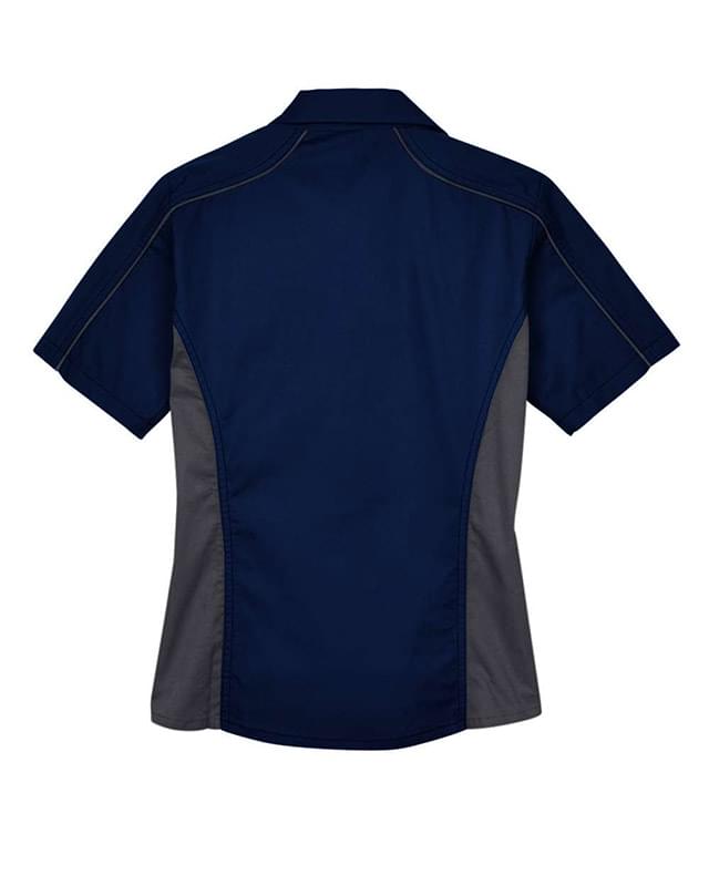 Women's Fuse Colorbloack Twill Short Sleeve Shirt Women's Fuse Colorbloack Twill Short Sleeve Shirt