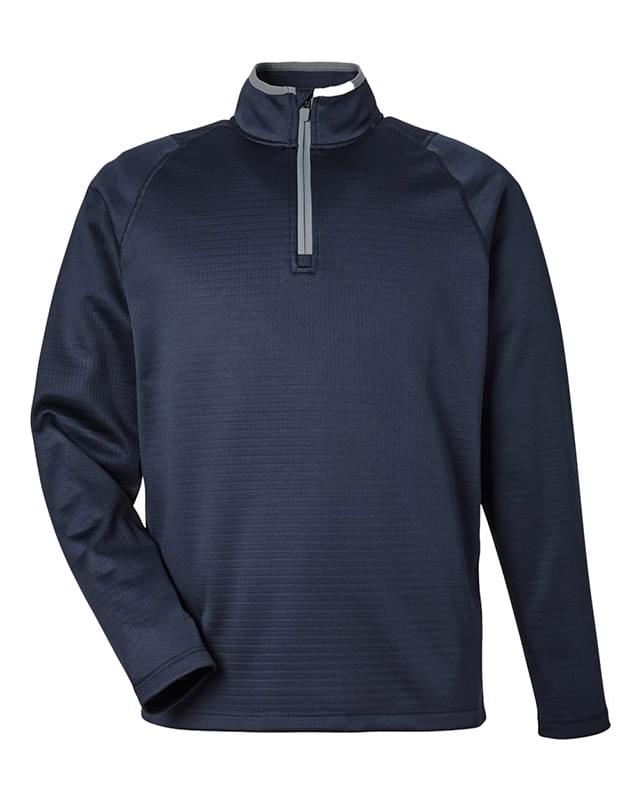 Waffle Fleece Quarter-Zip Pullover