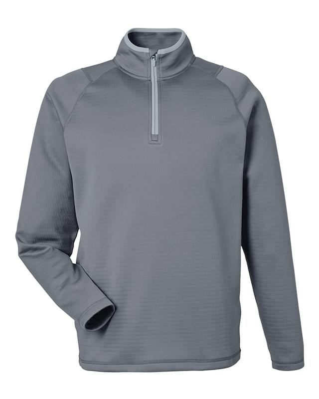 Waffle Fleece Quarter-Zip Pullover