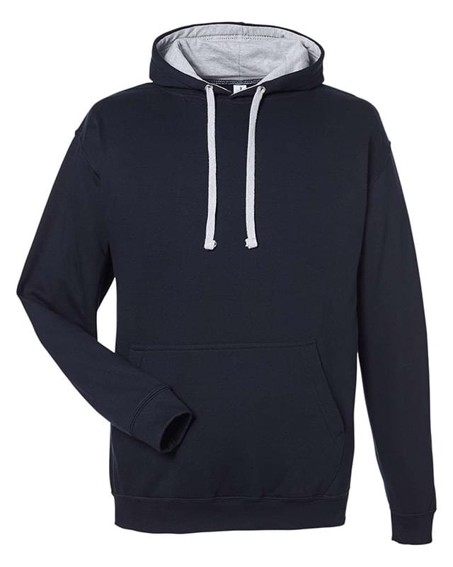 Midweight Varsity Contrast Hooded Sweatshirt