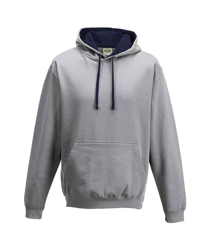 Midweight Varsity Contrast Hooded Sweatshirt