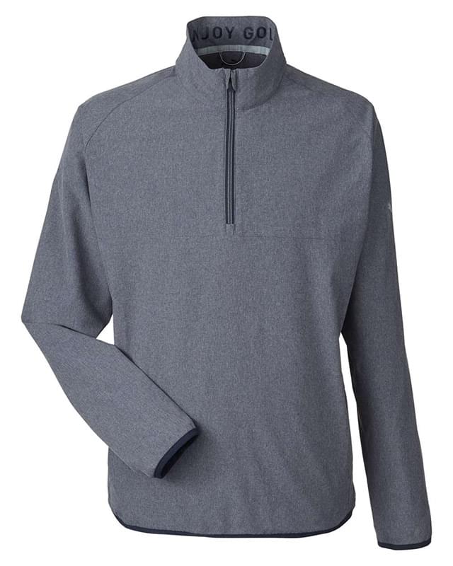 Coastal Woven Quarter-Zip Pullover