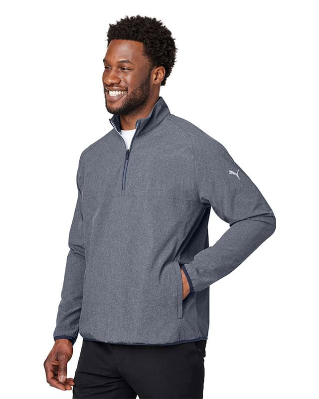 Coastal Woven Quarter-Zip Pullover Coastal Woven Quarter-Zip Pullover