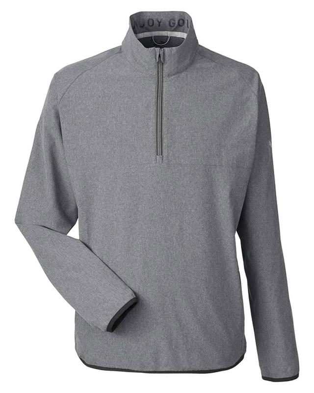 Coastal Woven Quarter-Zip Pullover