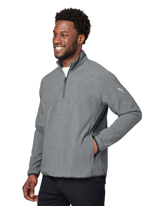 Coastal Woven Quarter-Zip Pullover Coastal Woven Quarter-Zip Pullover