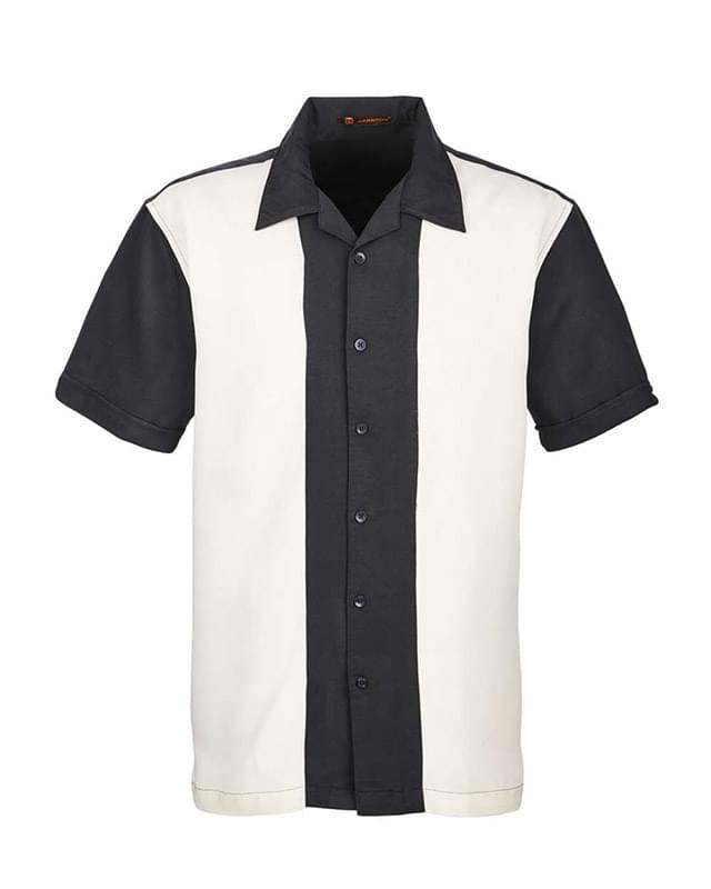 Men's Two-Tone Camp Shirt