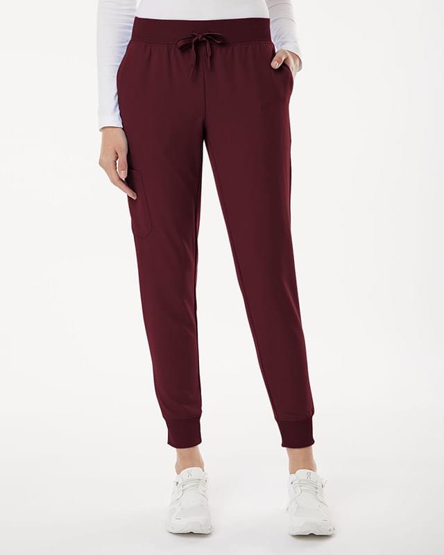 Women's Silex Knit-Waist Scrub Joggers - Petite Sizes