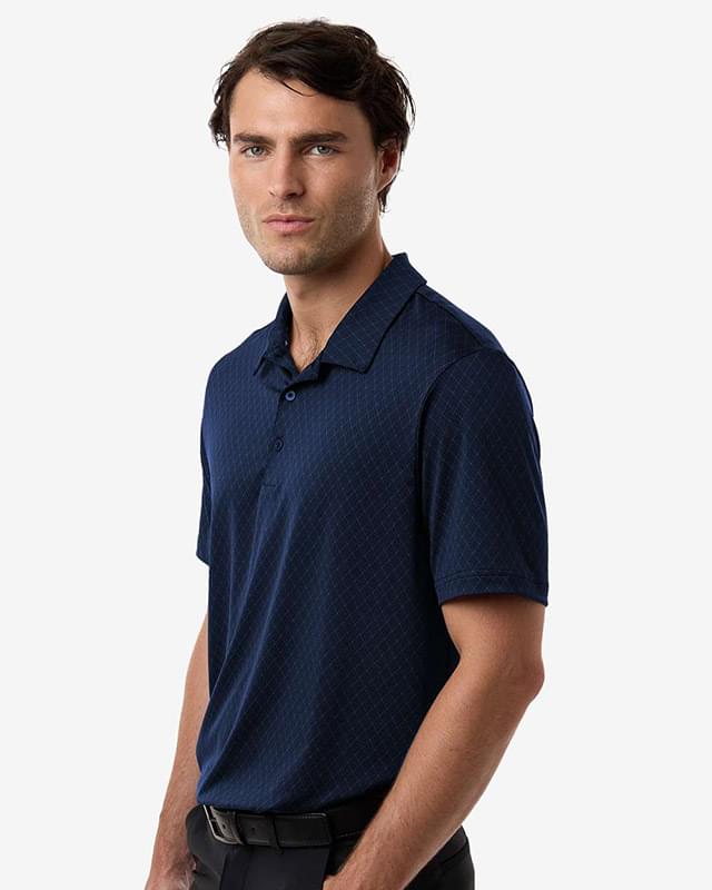 Men's 4-Way Stretch Printed Polo