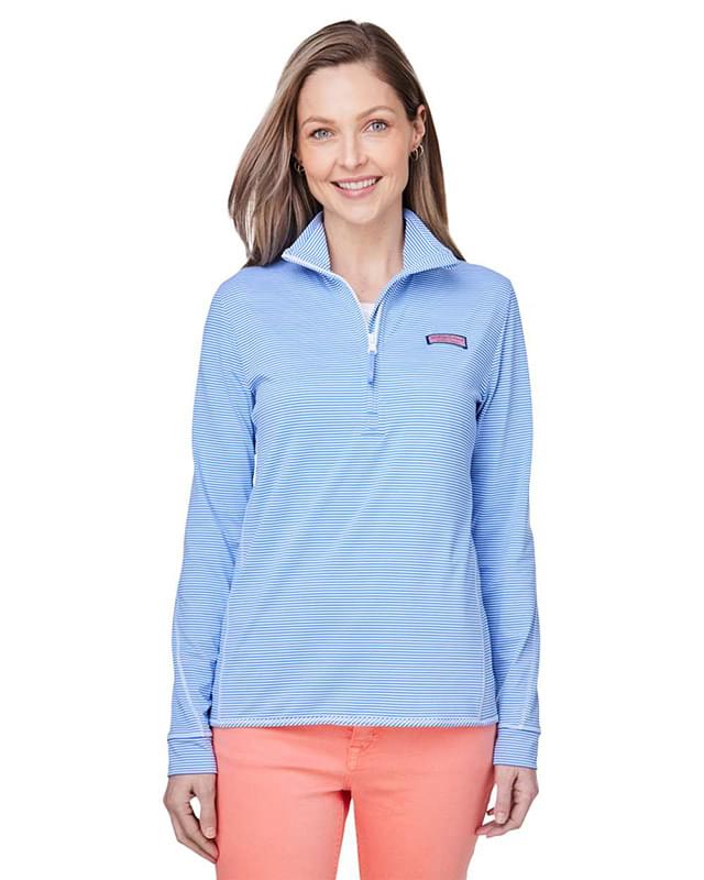 Women's Microstripe Sankaty Half-Zip Pullover Women's Microstripe Sankaty Half-Zip Pullover