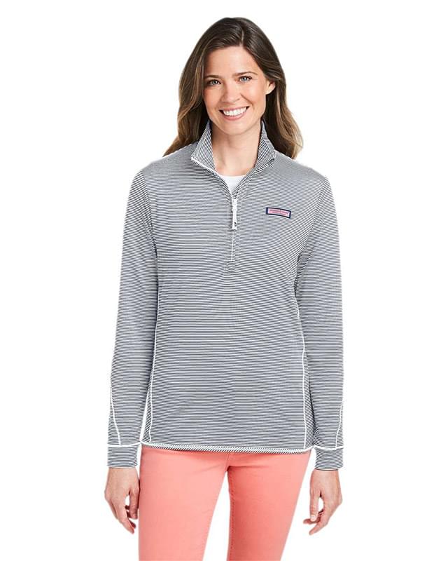 Women's Microstripe Sankaty Half-Zip Pullover Women's Microstripe Sankaty Half-Zip Pullover