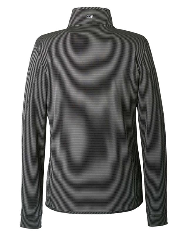 Women's Microstripe Sankaty Half-Zip Pullover