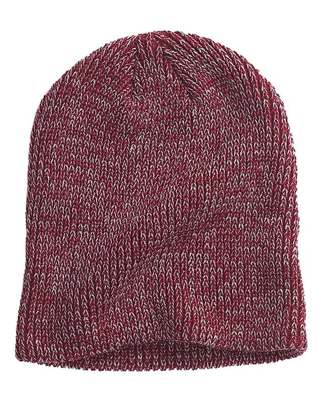 Ribbed Marled Beanie