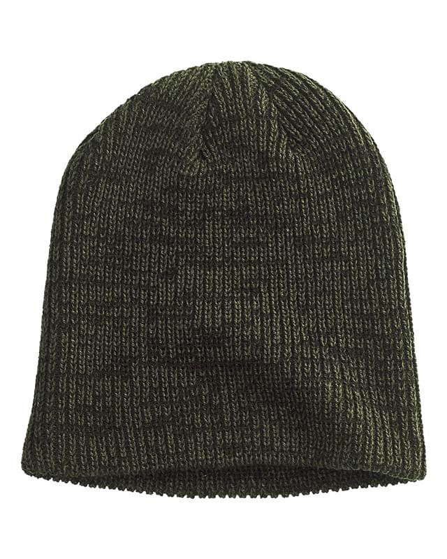 Ribbed Marled Beanie