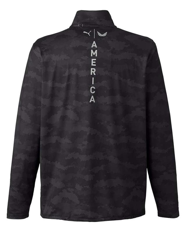 Volition Flanked Quarter-Zip Pullover Volition Flanked Quarter-Zip Pullover