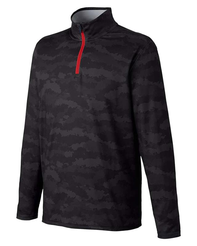 Volition Flanked Quarter-Zip Pullover Volition Flanked Quarter-Zip Pullover