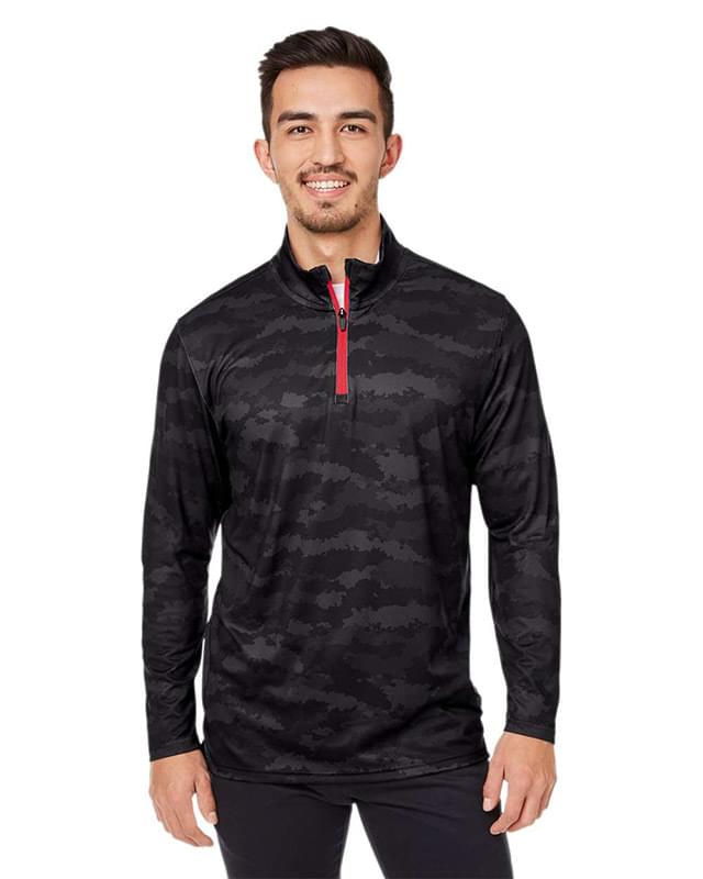 Volition Flanked Quarter-Zip Pullover Volition Flanked Quarter-Zip Pullover