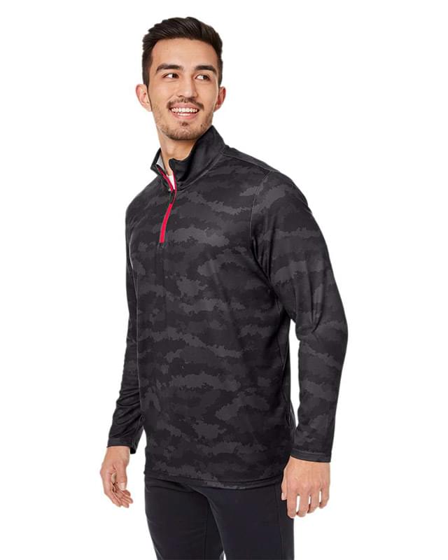 Volition Flanked Quarter-Zip Pullover Volition Flanked Quarter-Zip Pullover