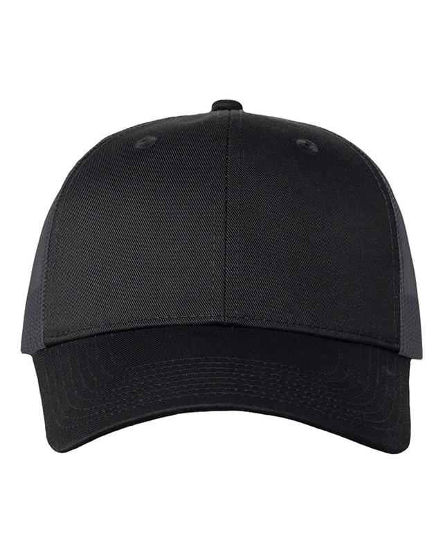 Mesh-Back Twill Trucker Cap