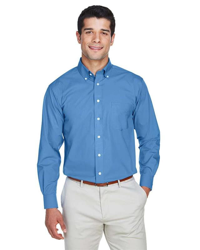 Crown Collection® Broadcloth Woven Dress Shirt