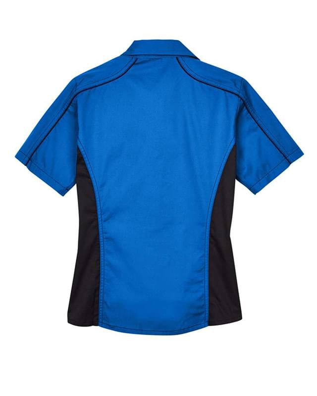 Women's Fuse Colorbloack Twill Short Sleeve Shirt Women's Fuse Colorbloack Twill Short Sleeve Shirt
