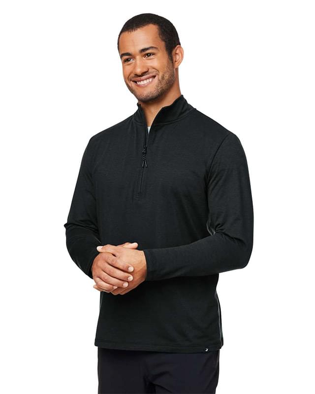 Marbled Jersey Fairway Quarter-Zip Pullover Marbled Jersey Fairway Quarter-Zip Pullover
