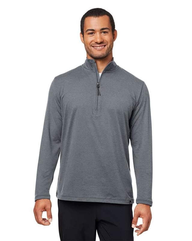 Marbled Jersey Fairway Quarter-Zip Pullover