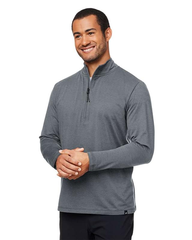 Marbled Jersey Fairway Quarter-Zip Pullover