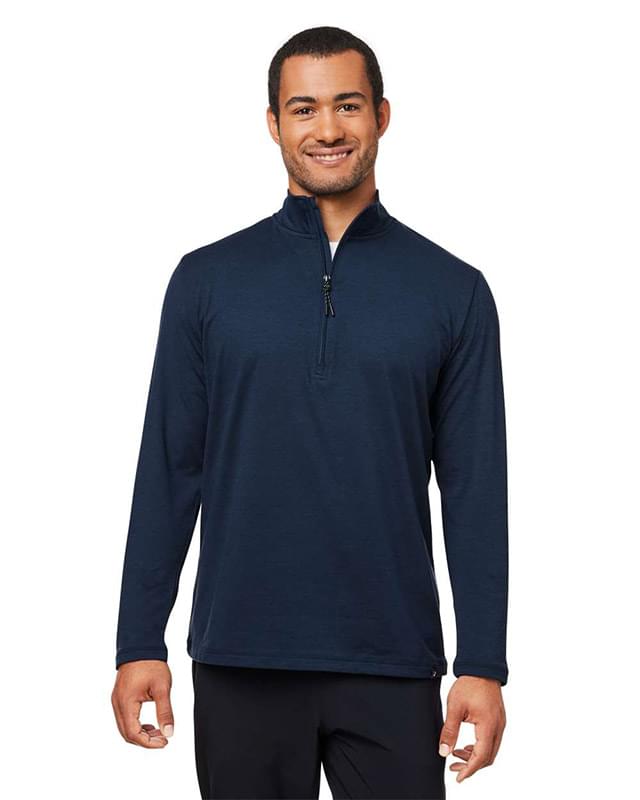 Marbled Jersey Fairway Quarter-Zip Pullover