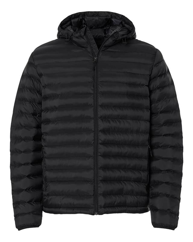 Men's Lightweight Poly-filled Hooded Puffer Jacket
