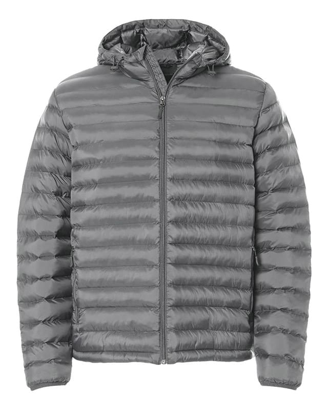 Men's Lightweight Poly-filled Hooded Puffer Jacket
