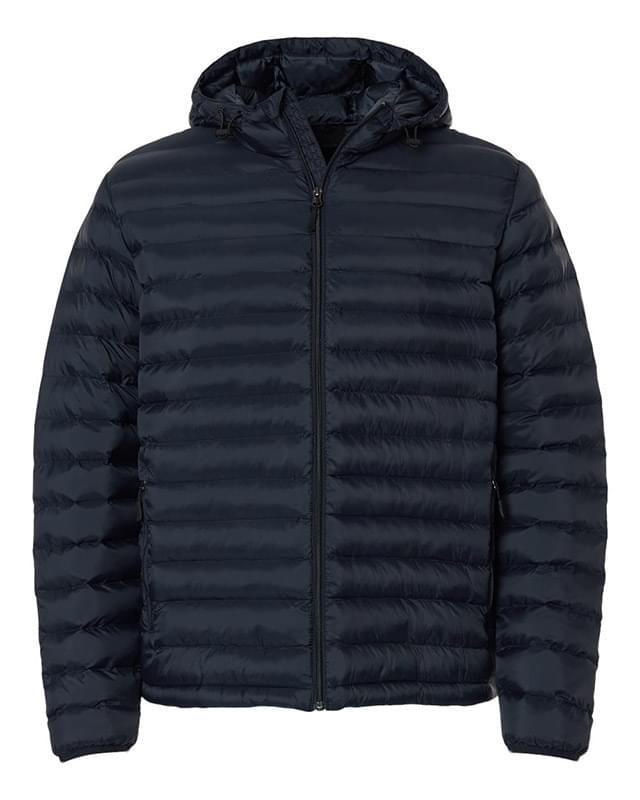 Men's Lightweight Poly-filled Hooded Puffer Jacket
