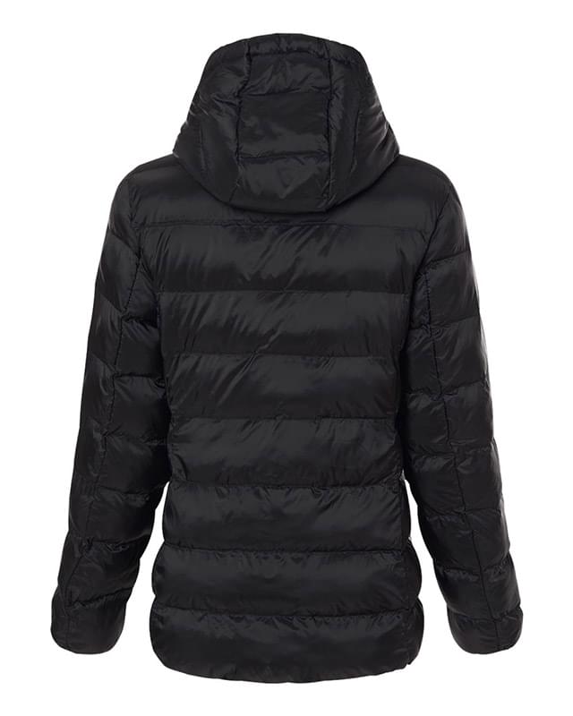 Women's Lightweight Poly-filled Hooded Puffer Jacket Women's Lightweight Poly-filled Hooded Puffer Jacket