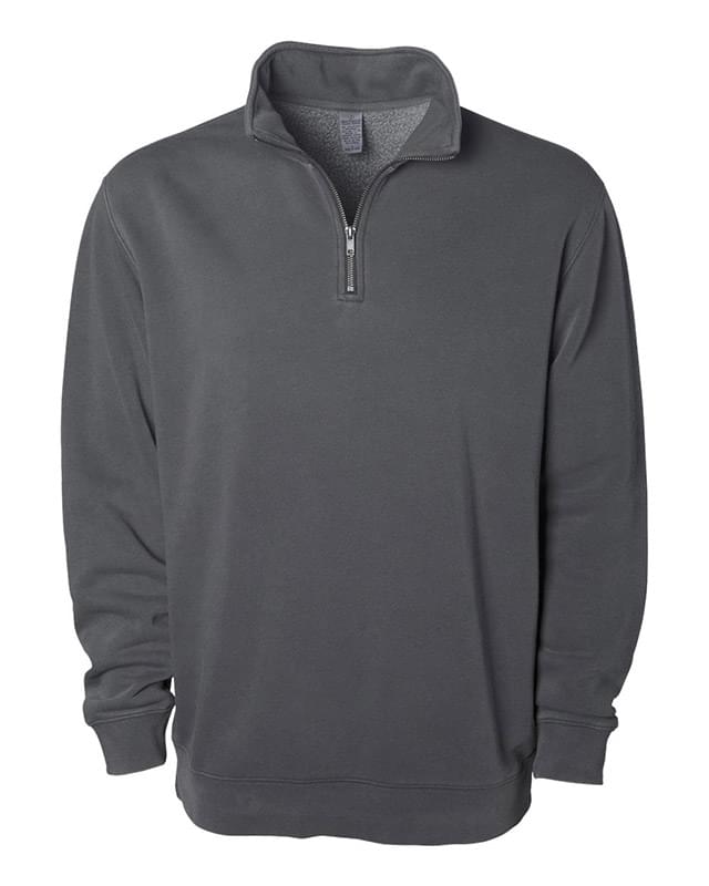 Pigment-Dyed Quarter-Zip Pullover