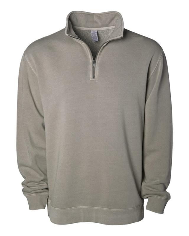 Pigment-Dyed Quarter-Zip Pullover