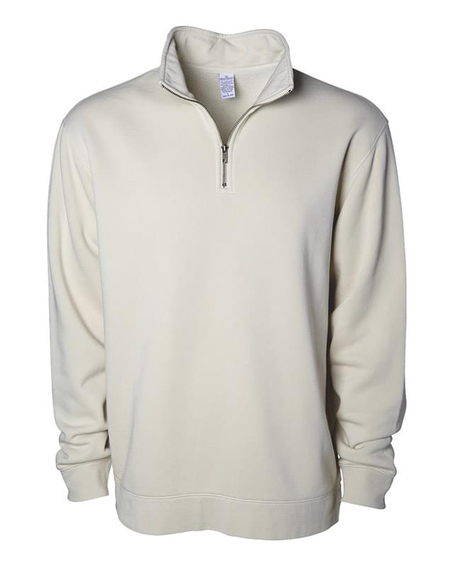 Pigment-Dyed Quarter-Zip Pullover