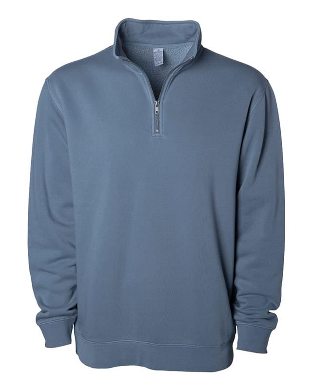 Pigment-Dyed Quarter-Zip Pullover
