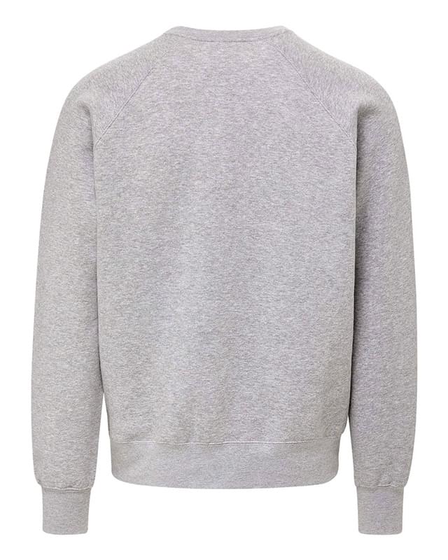 Men's Vintage Fleece Raglan Crewneck Sweatshirt