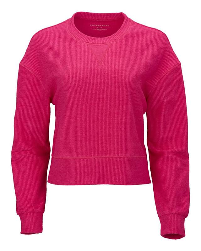 Women's Cropped Boxy Long Sleeve T-Shirt