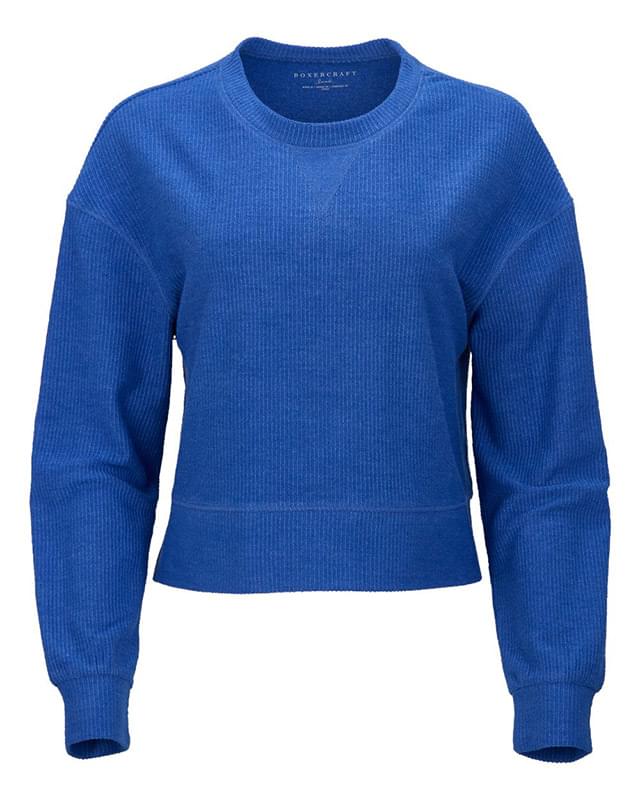 Women's Cropped Boxy Long Sleeve T-Shirt