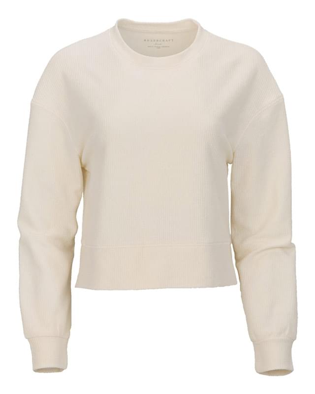 Women's Cropped Boxy Long Sleeve T-Shirt