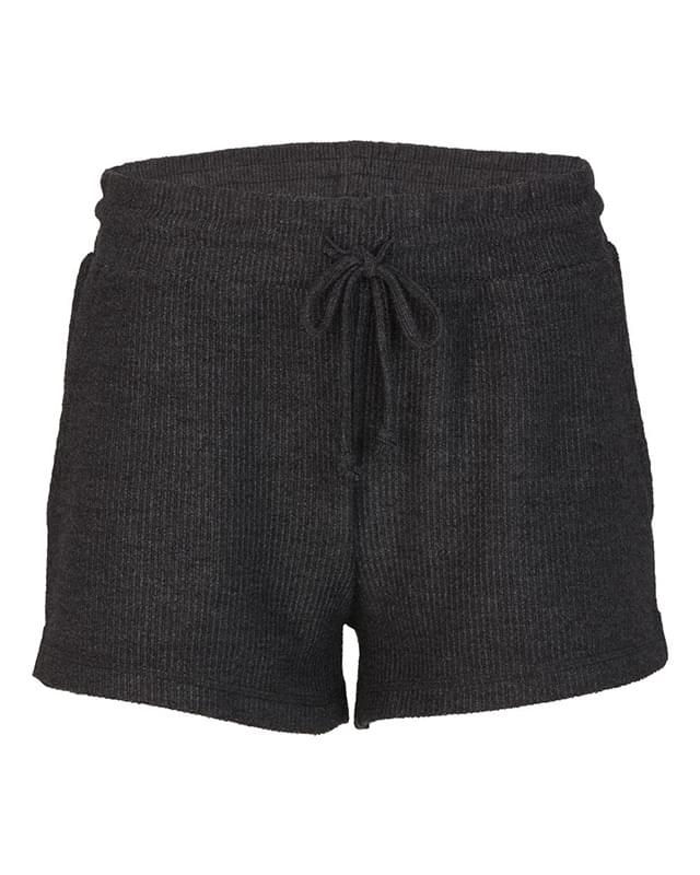 Women's Ribbed Knit Shorts