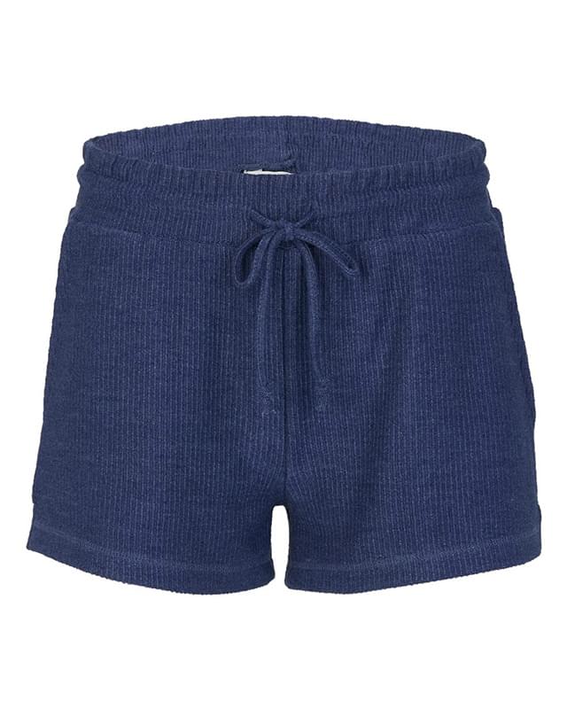 Women's Ribbed Knit Shorts