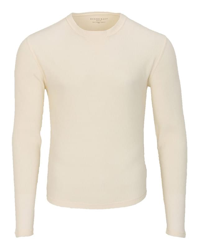 Waffle Knit Long Sleeve T-Shirt