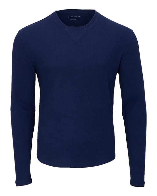 Waffle Knit Long Sleeve T-Shirt