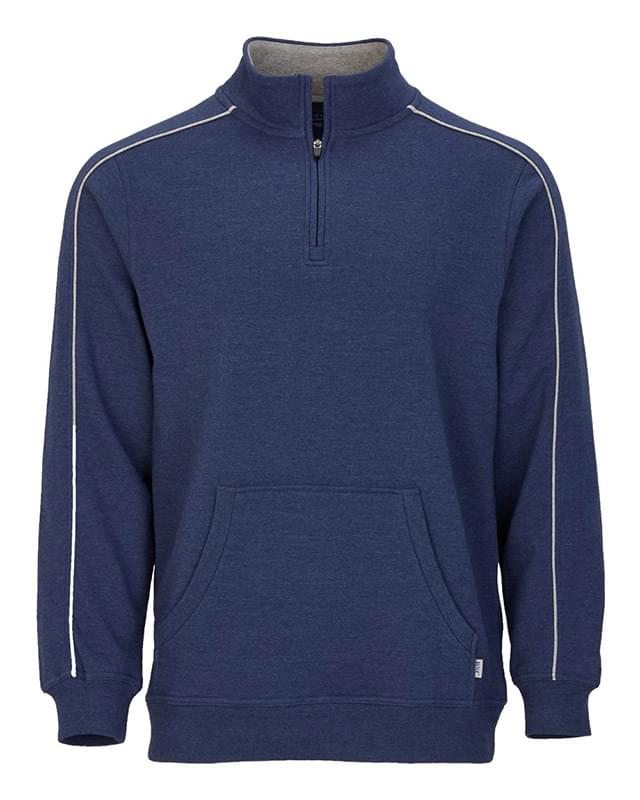 French Terry Quarter-Zip Pullover