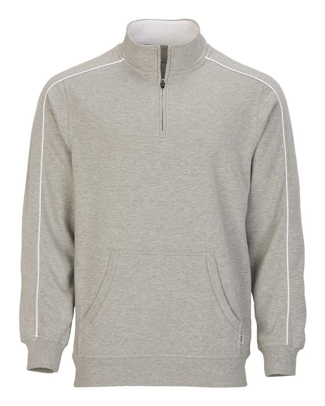 French Terry Quarter-Zip Pullover